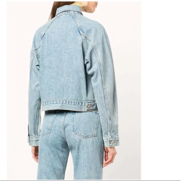 SLVRLAKE Raglan Trucker Jean Jacket Medium - Picture 3 of 11